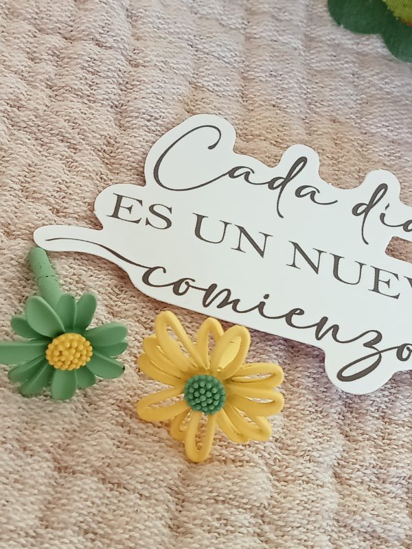 Pendientes Margaritas varios colores.