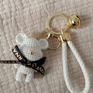 Colgante llavero Oso Blanco