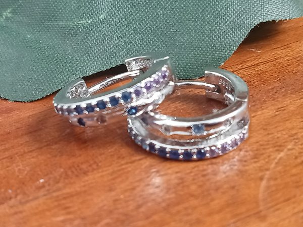 Aritos pequeños en plata - Imagen 7