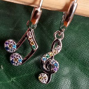 Pendientes Aritos con Notas