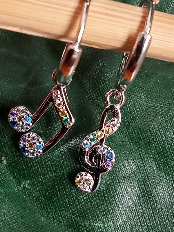 Pendientes Aritos con Notas