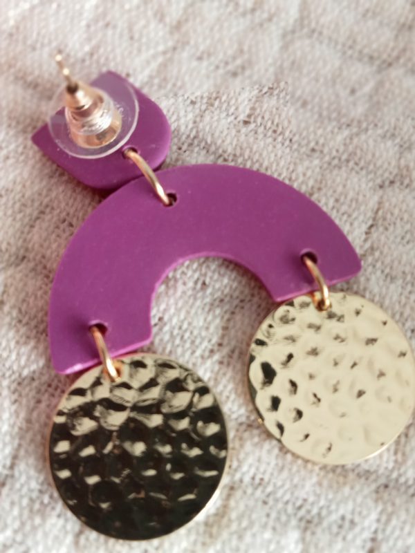 Pendientes originales Fucsia - Imagen 2