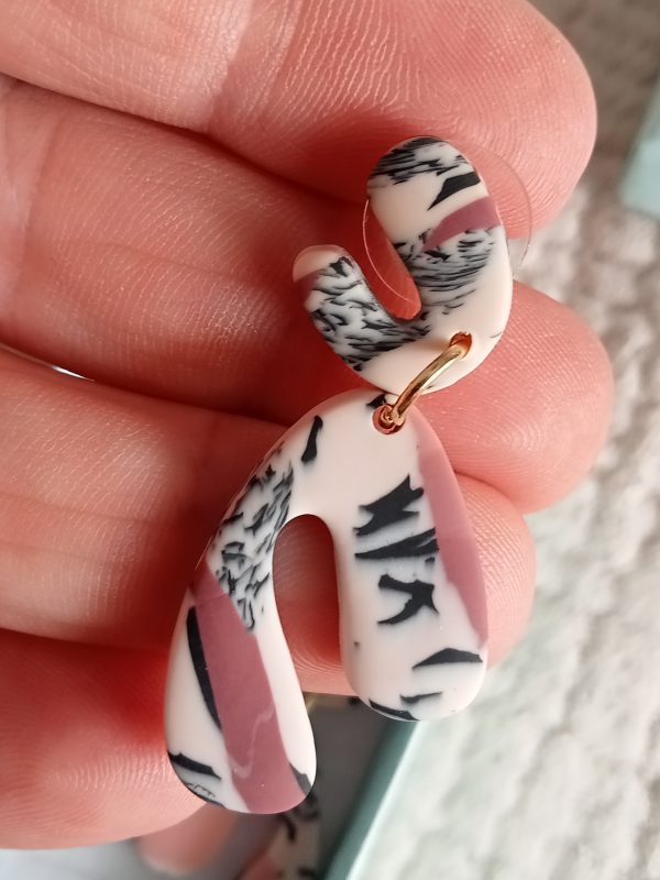 Pendientes originales veteados - Imagen 2