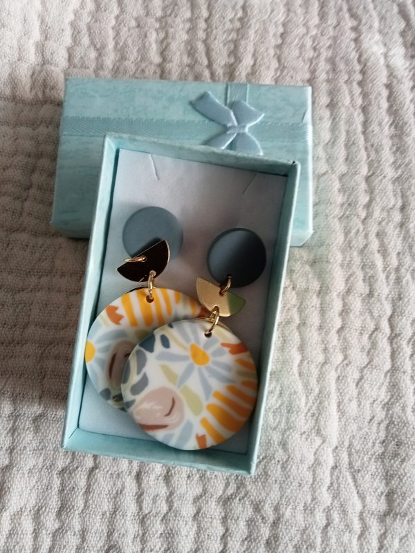 Pendientes originales con margarita