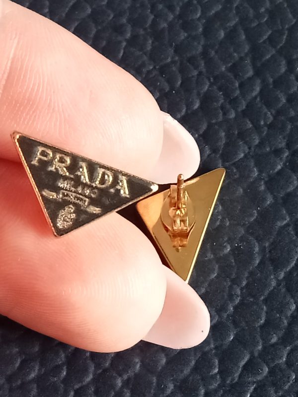 Pendientes lujo triángulo - Imagen 2