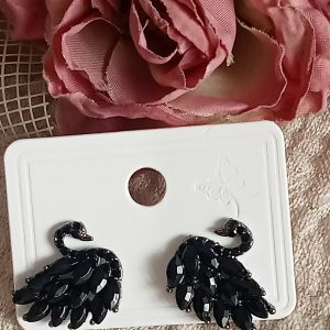 Pendientes Cisne negro