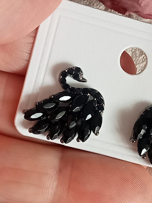 Pendientes Cisne negro - Imagen 2