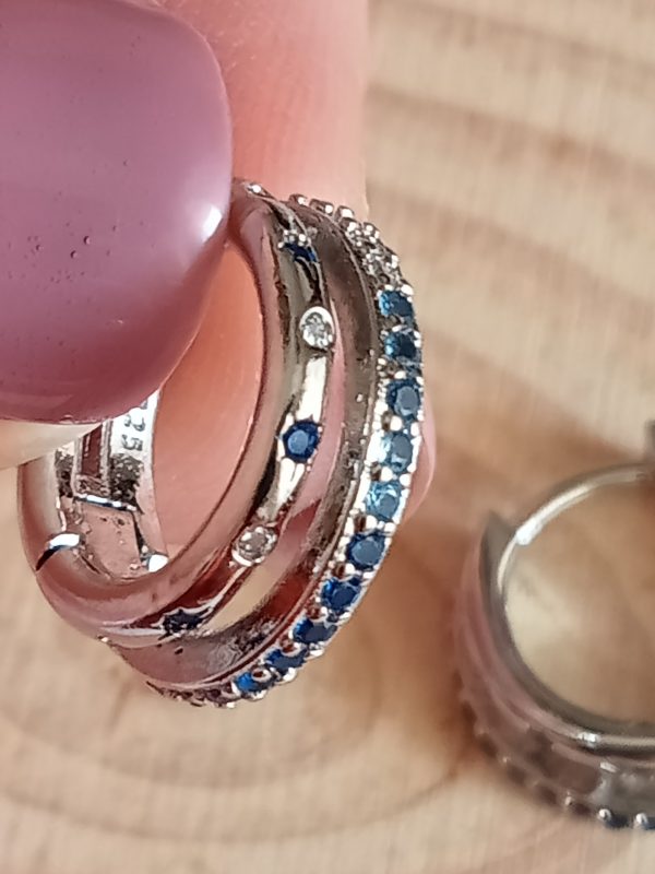 Aritos pequeños en plata - Imagen 3