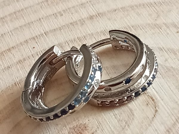 Aritos pequeños en plata - Imagen 6
