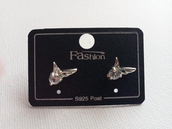 Pendientes pegados Alas