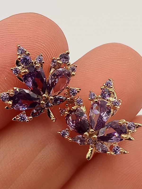 Pendientes otoñales Malva - Imagen 5