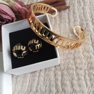 Conjunto Brazalete y pendientes M