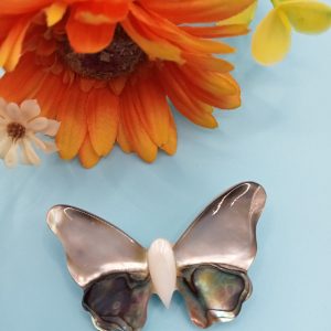 Broche mariposa Alada en nácar