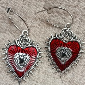 Pendientes Góticos corazón