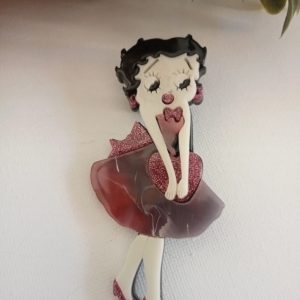 Broche Betty Boop nacarado