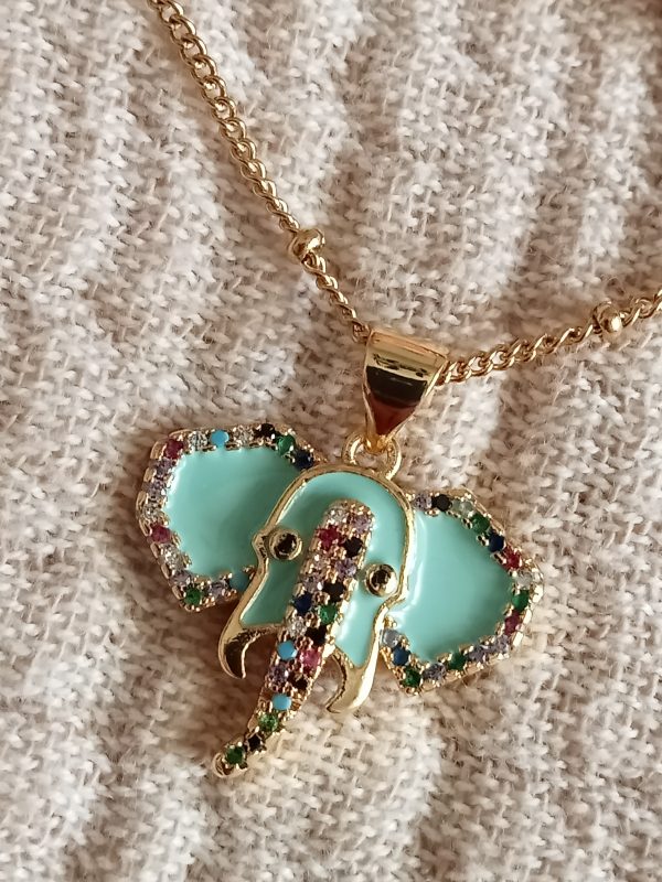 Conjunto de Aritos y Elegante multicolor - Imagen 2