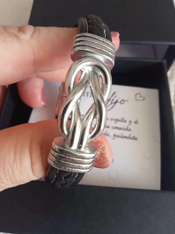 Pulsera de hombre de nudo marinero - Imagen 6