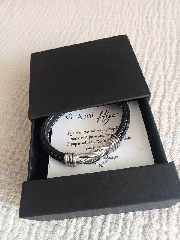 Pulsera de hombre de nudo marinero - Imagen 5