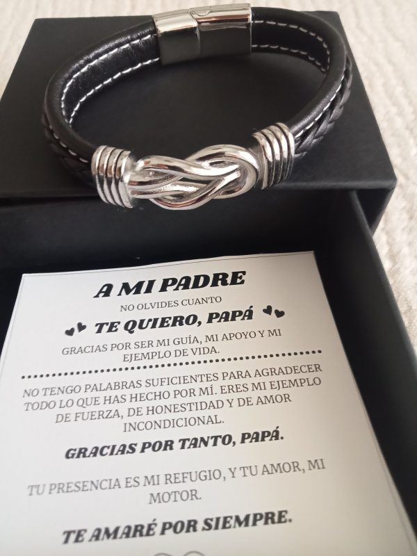 Pulsera de hombre de nudo marinero - Imagen 2
