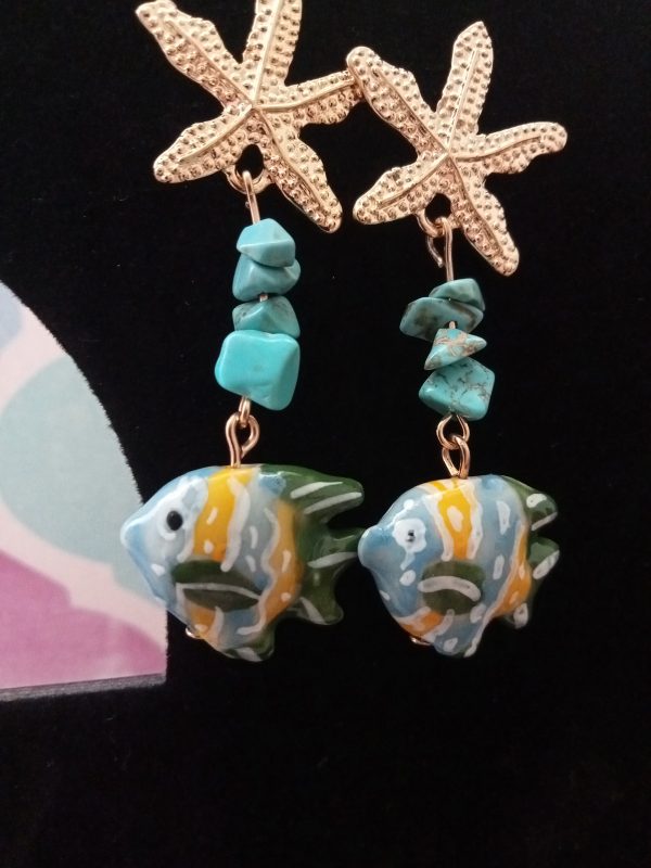 Pendientes pez y estrella - Imagen 4