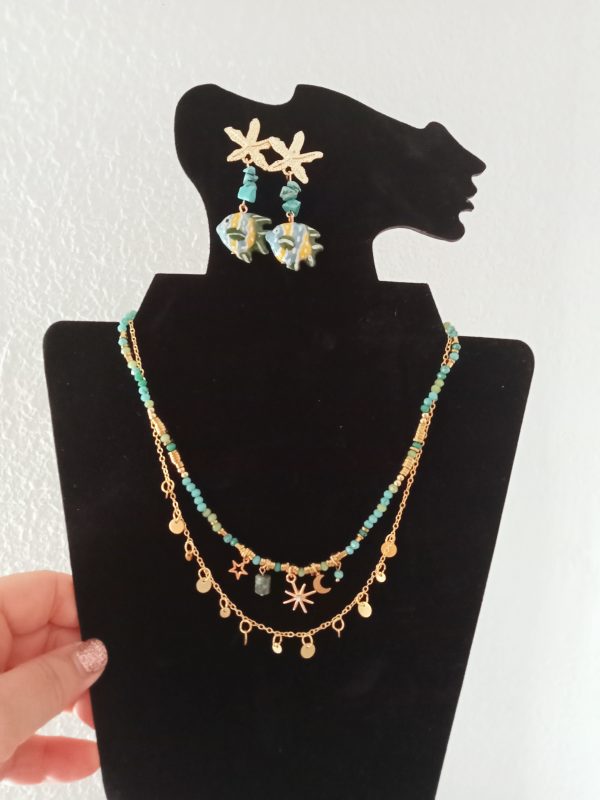 Pendientes pez y estrella - Imagen 3