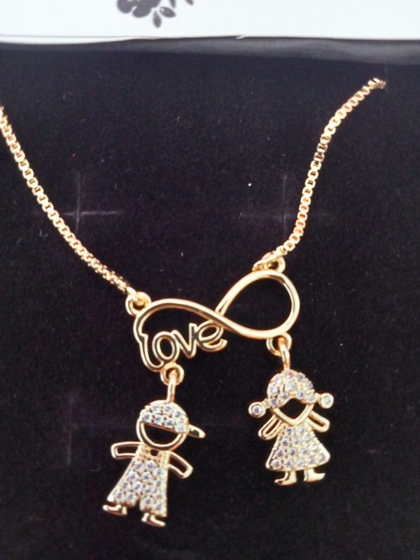 Collar madre e hijos con infinito - Imagen 5