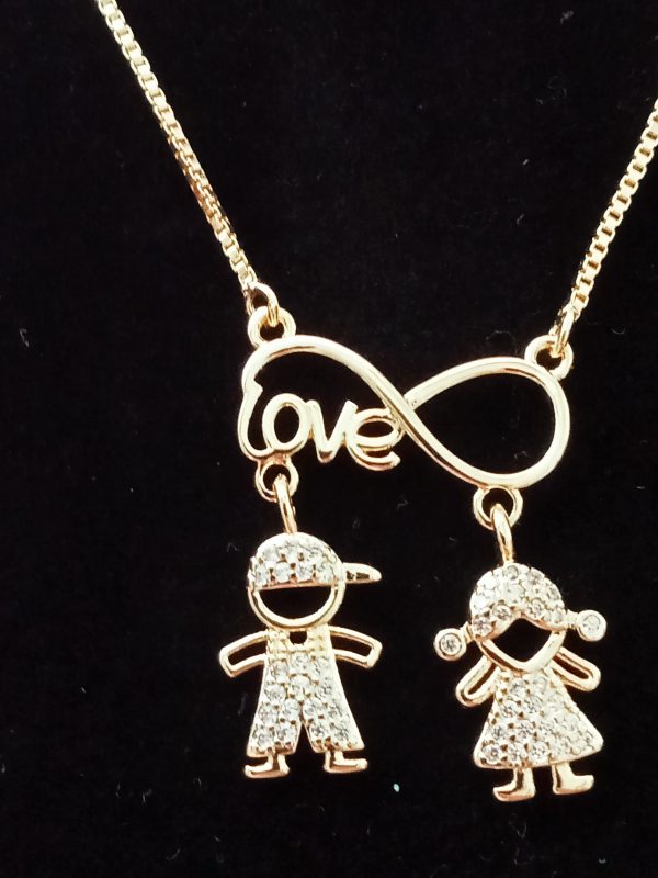 Collar madre e hijos con infinito - Imagen 6