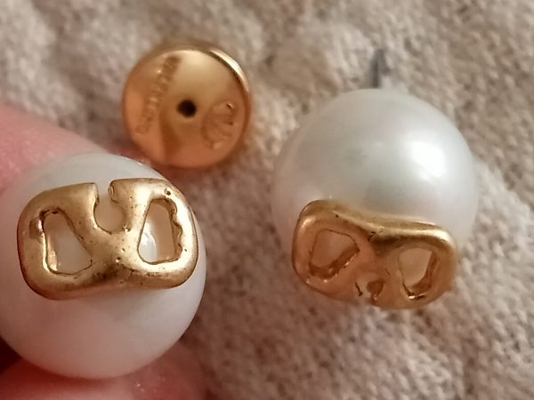 Pendientes perlas iniciales V - Imagen 4