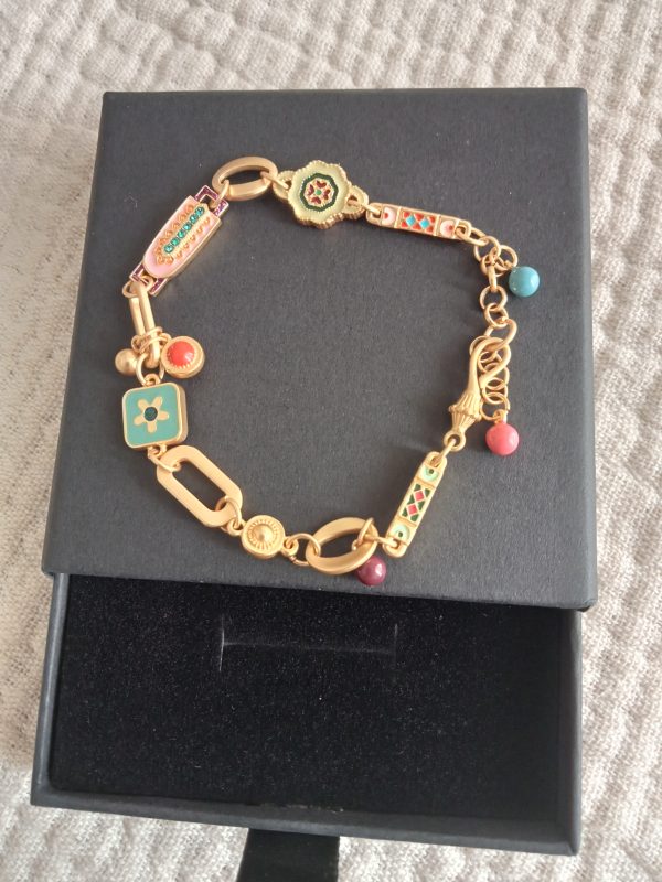 Pulsera étnica con charms - Imagen 4