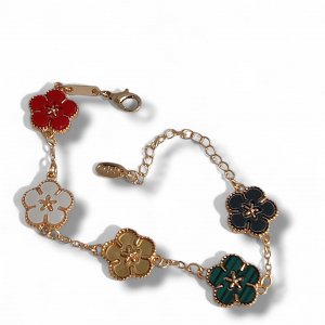 Pulsera de diseño de lujo flores