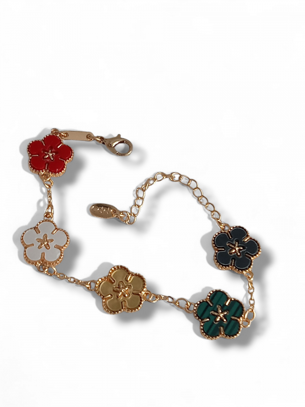Pulsera de diseño de lujo flores