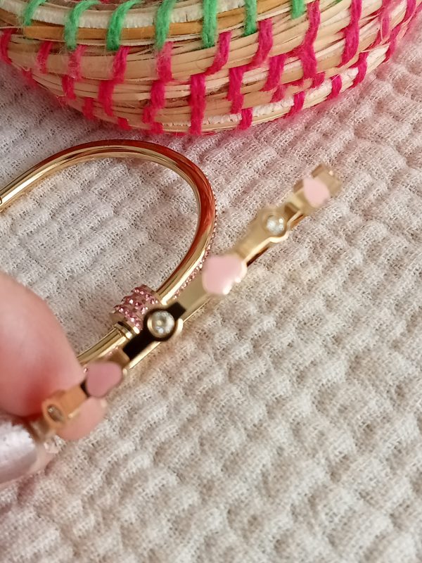 Pack de dos pulseras de lujo en doradas - Imagen 5
