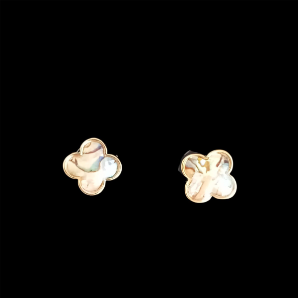 Set dorado que enamora: pulsera + pendientes con trébol 🍀 - Imagen 10