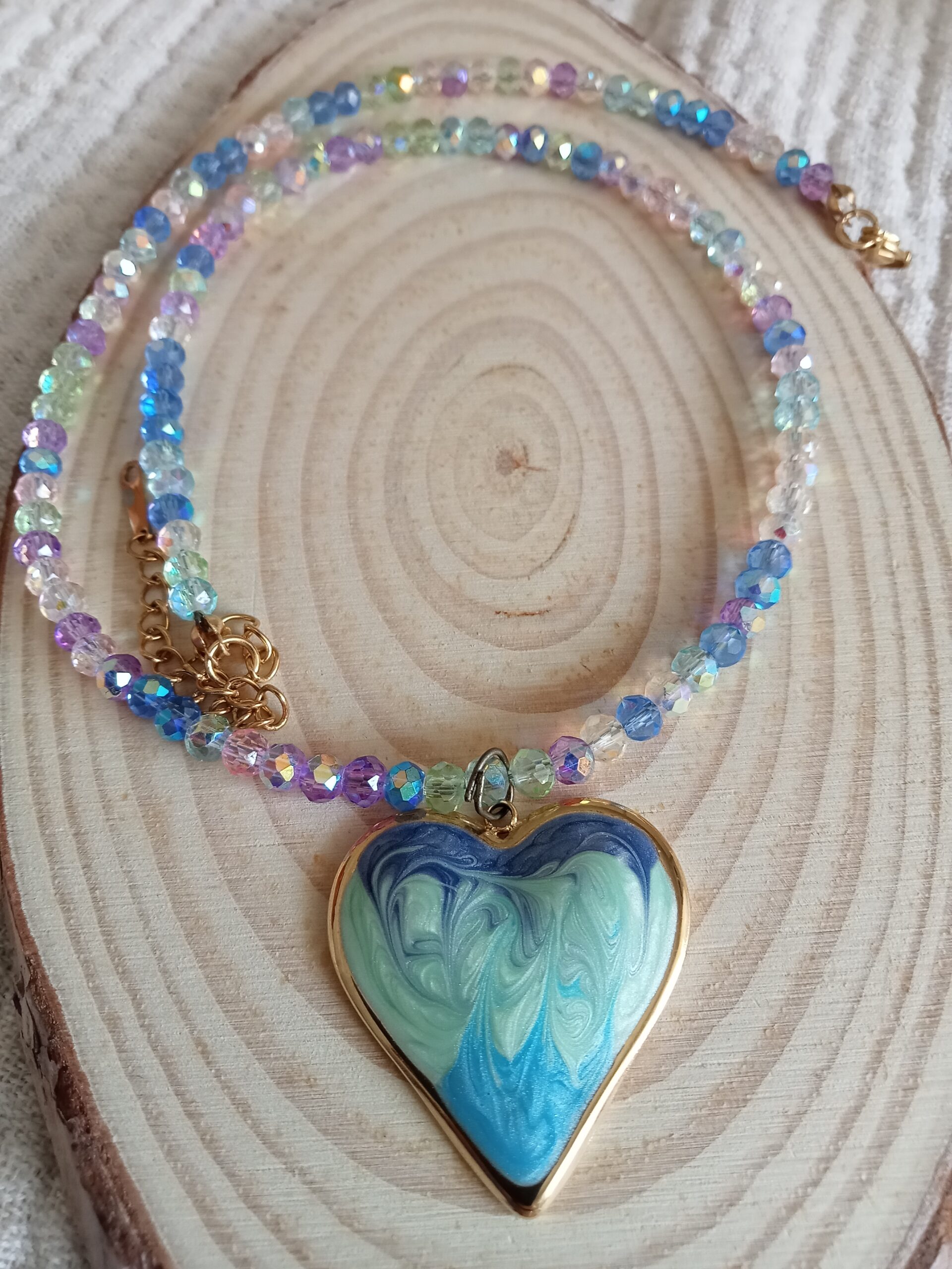 Collar corazón marino - Imagen 2