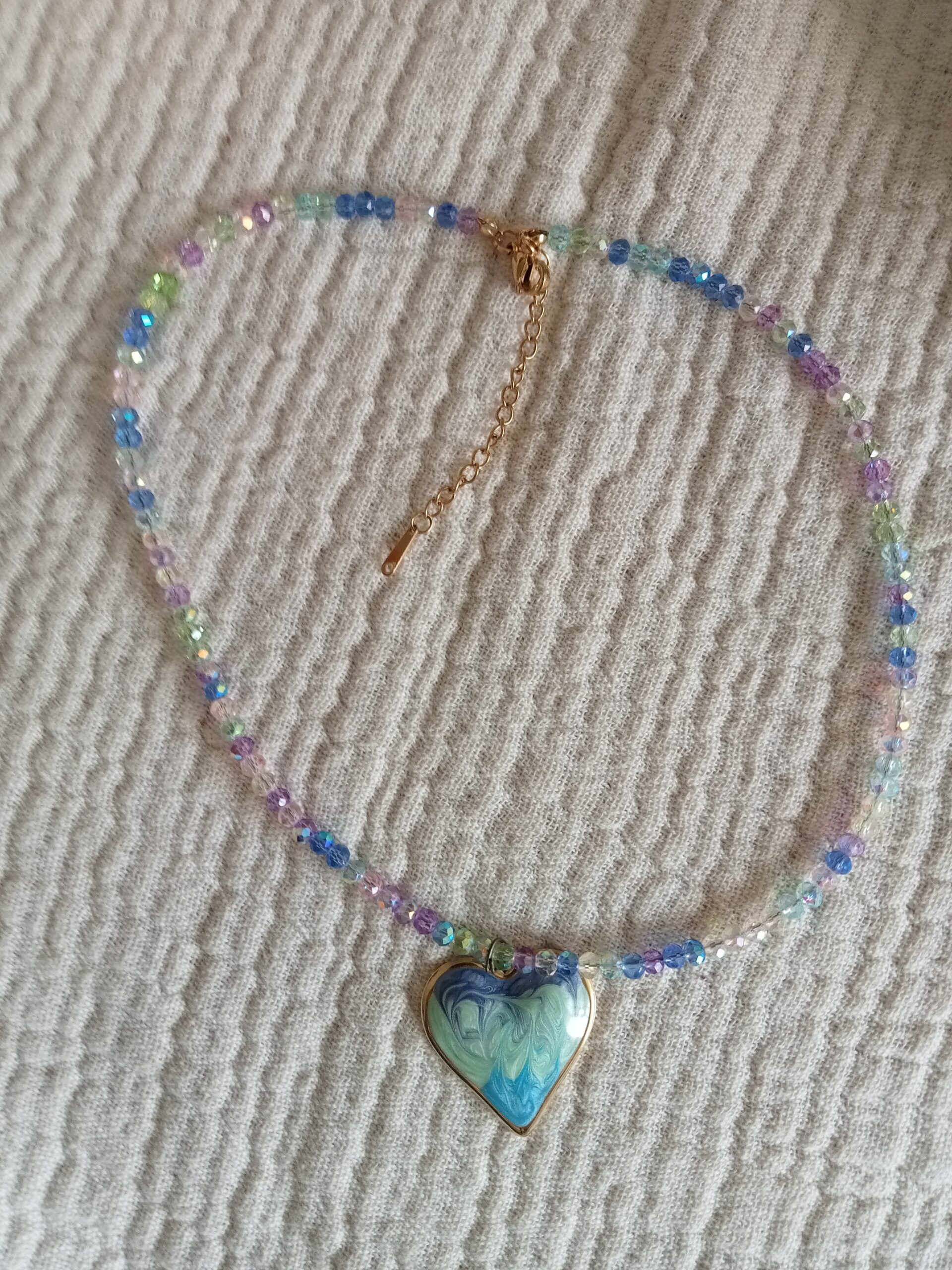 Collar corazón marino - Imagen 4